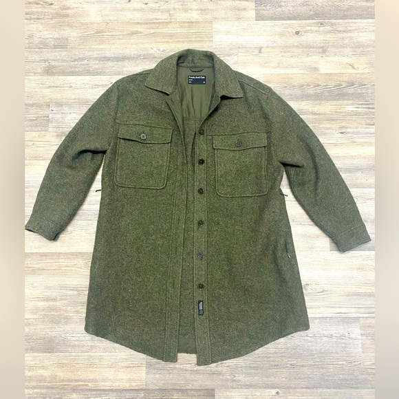 Frank & Oak Jackets & Blazers - Frank and Oak Wool-Like Coat/Shacket